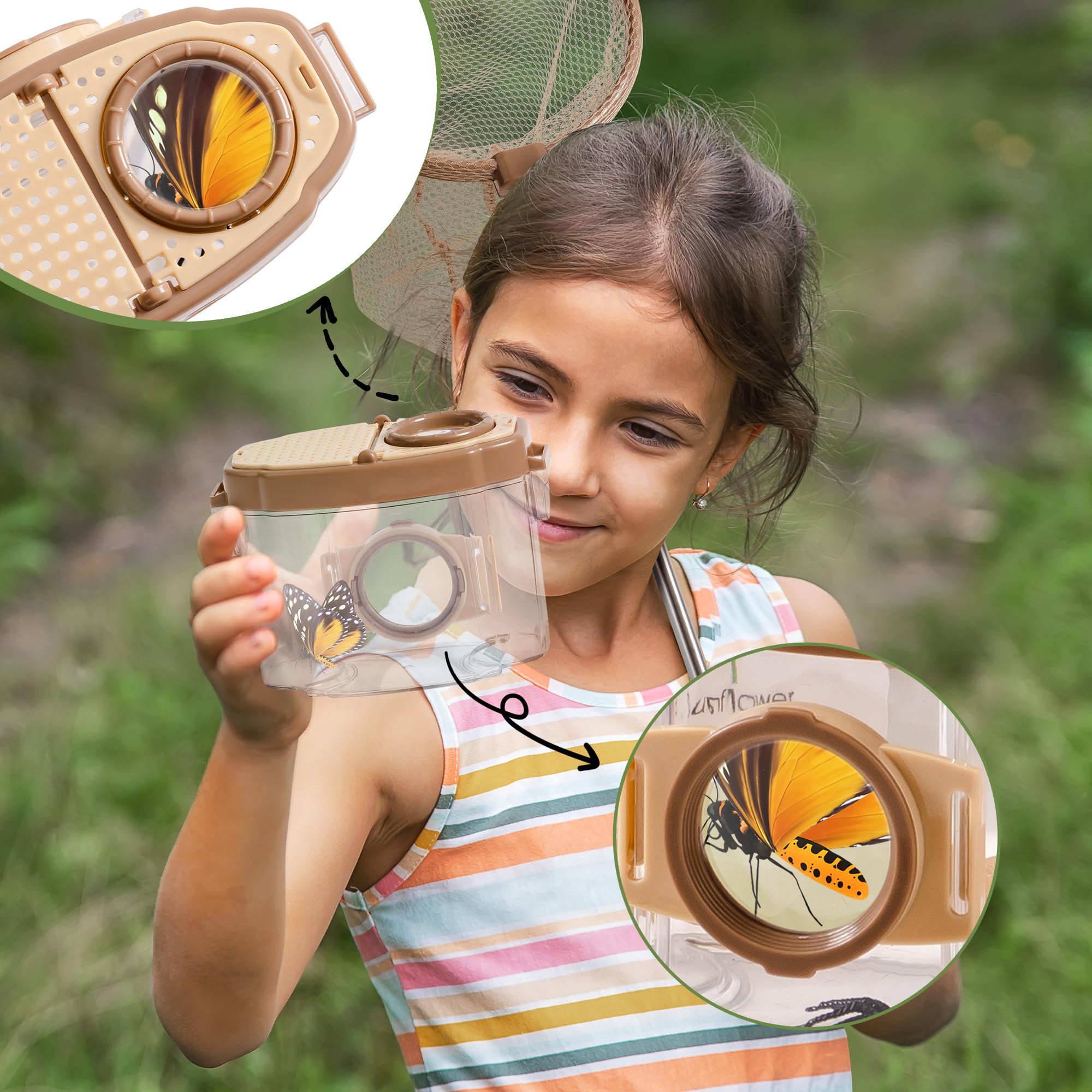 Robotime Explorer Kit compass watch, easy navigation during outdoor adventures.
