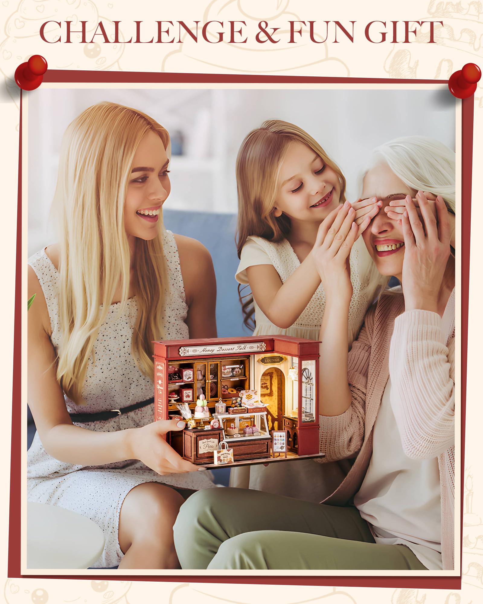 ROBOTIME Honey Dessert Talk gift packaging suggests a thoughtful present