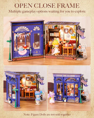 ROBOTIME Leisure Time Tea Room gilded frame highlights refined craftsmanship
