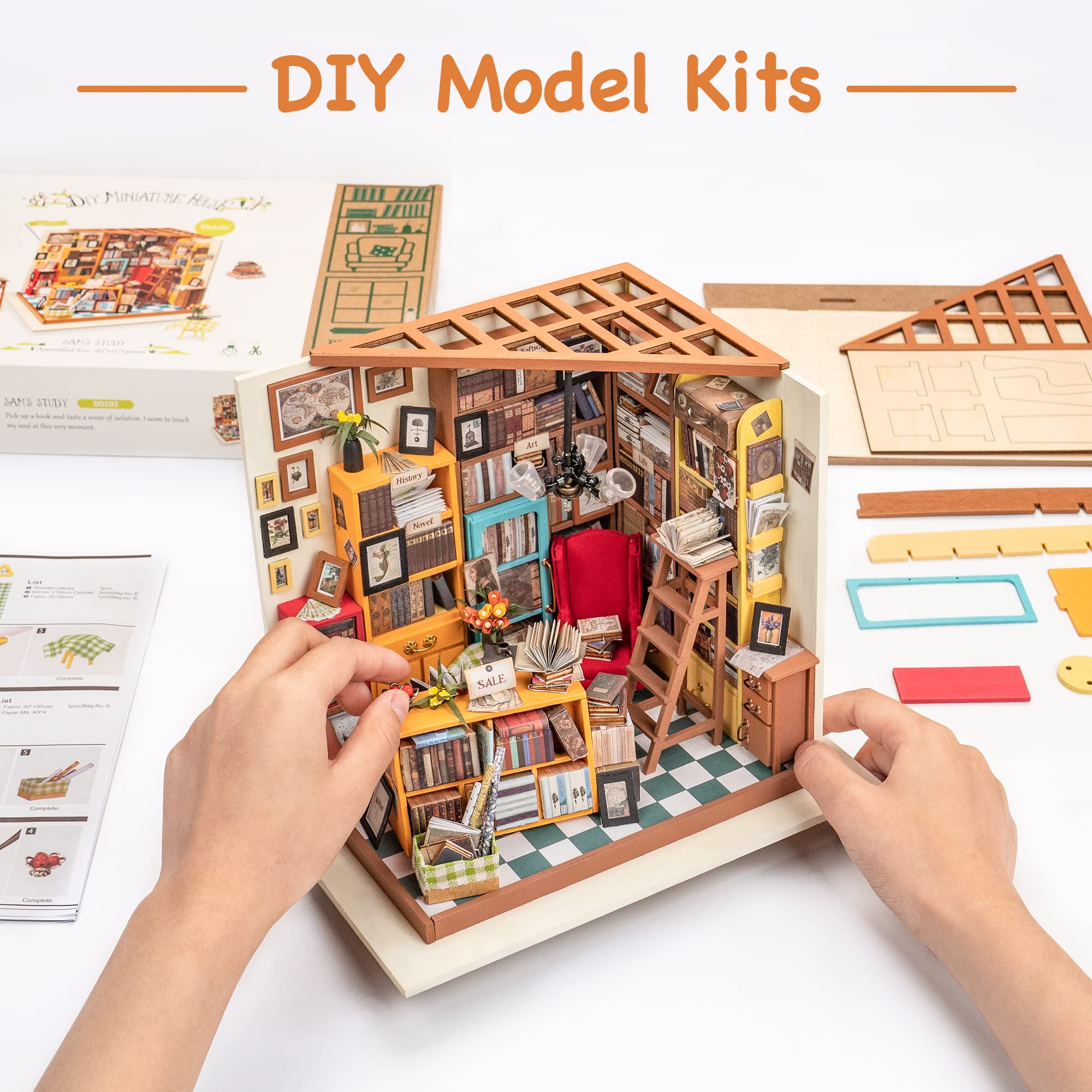 Robotime miniature assembly instructions support a smooth building experience