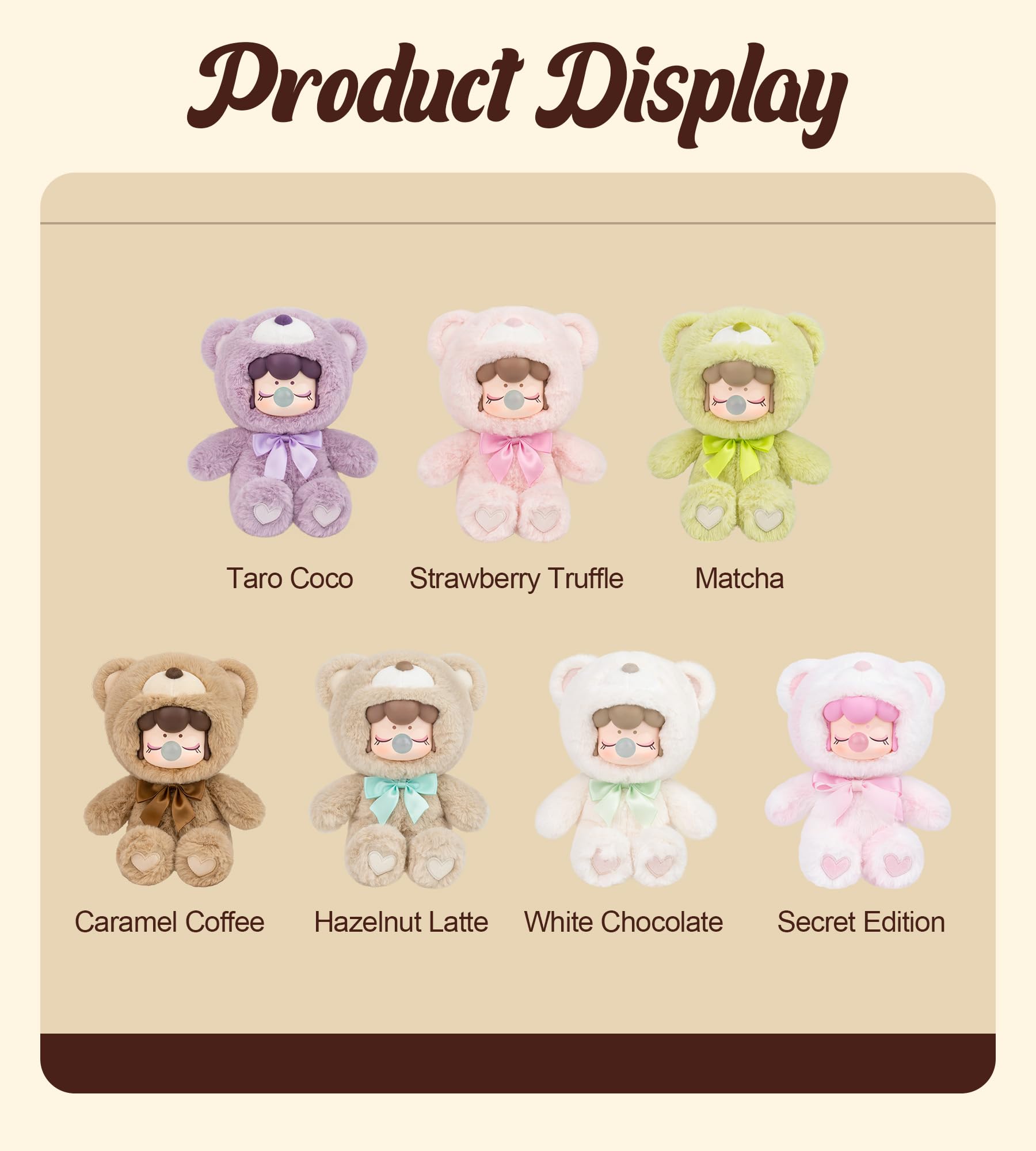 ROBOTIME plush doll with character card enhances unboxing excitement and card collection
