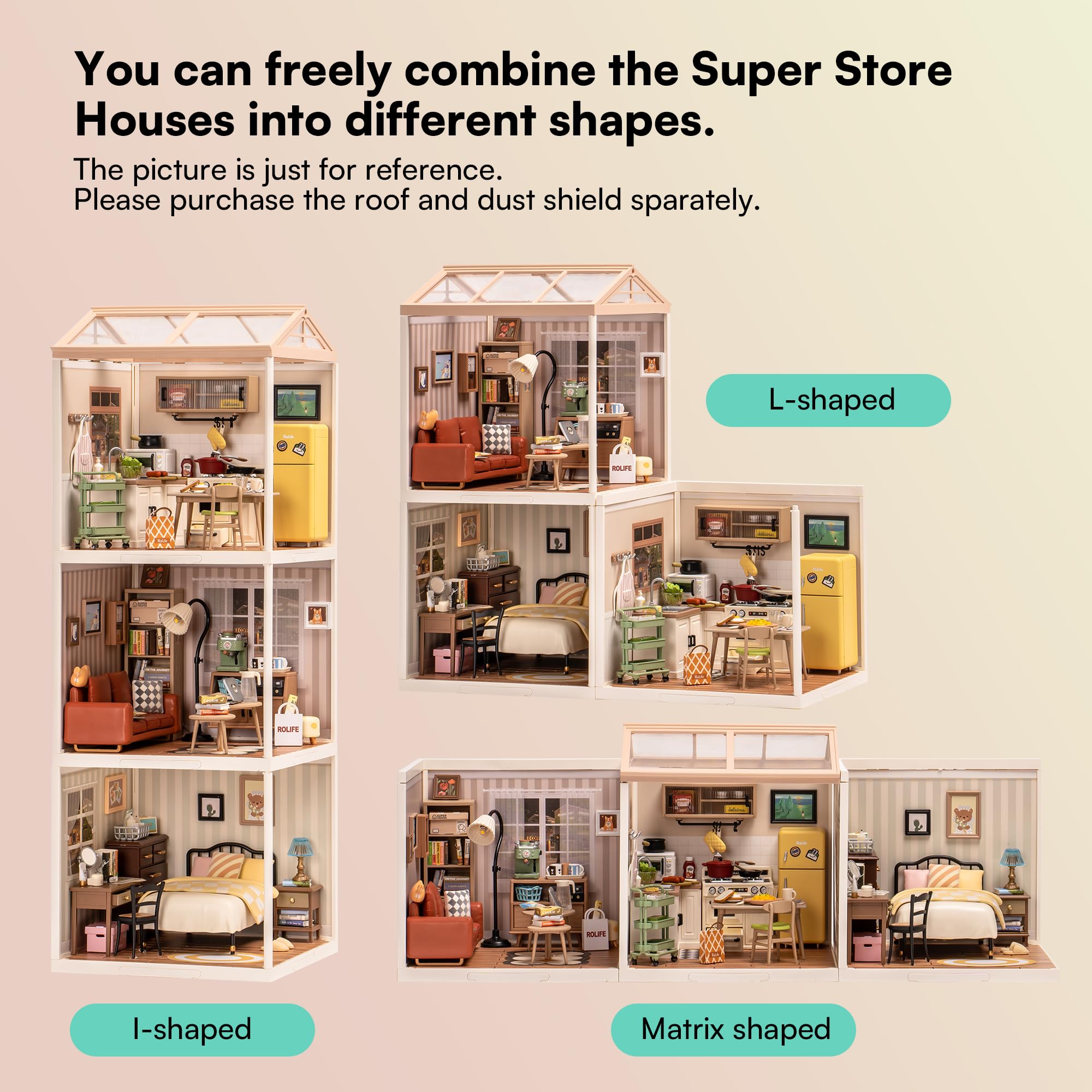 Robotime Sweet Dream Bedroom gift-ready kit for hobbyists and crafters.