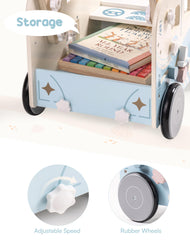Robotime Vacation Bus Walker easy assembly with included screwdriver and clear instructions