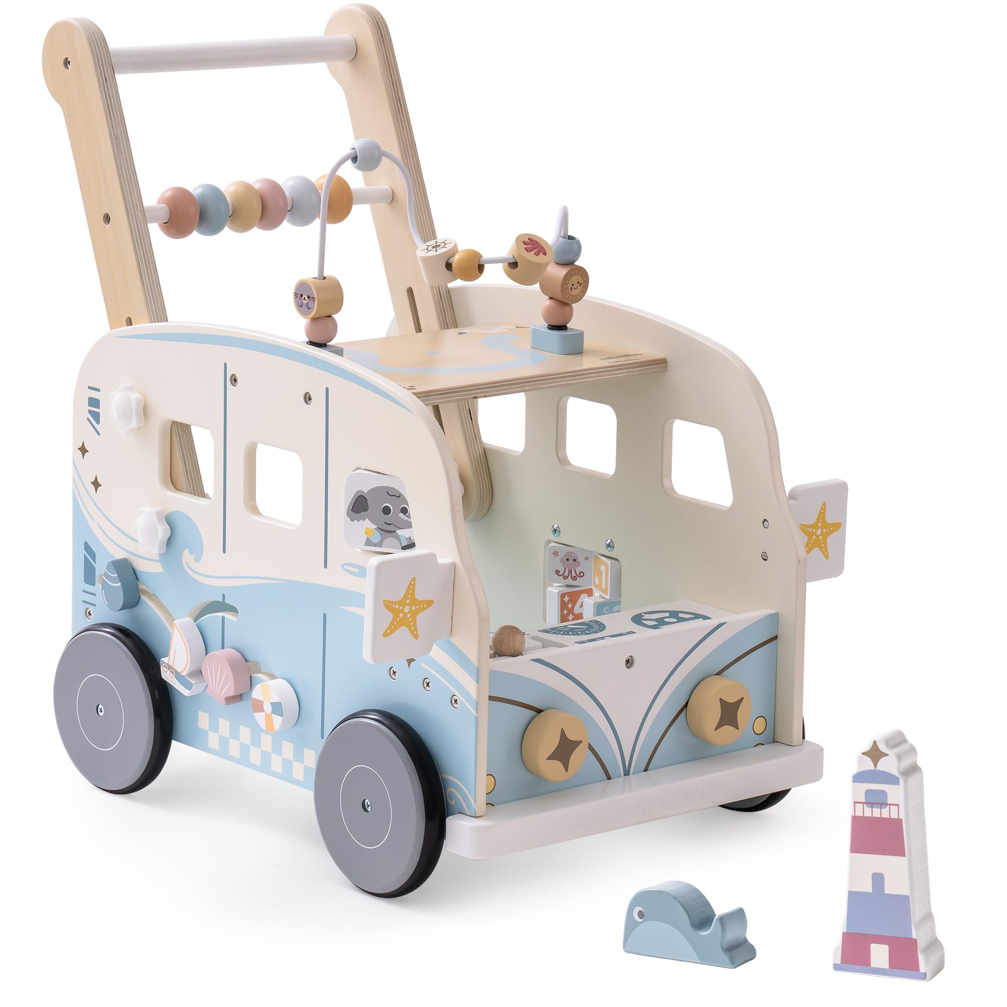 Robotime Vacation Bus Walker gift-ready packaging makes a thoughtful birthday or holiday surprise