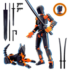 ROBTDUUMY T13 assembled action figure ready for display and play.