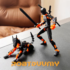 ROBTDUUMY T13 multi-jointed design enables dynamic posing and storytelling.