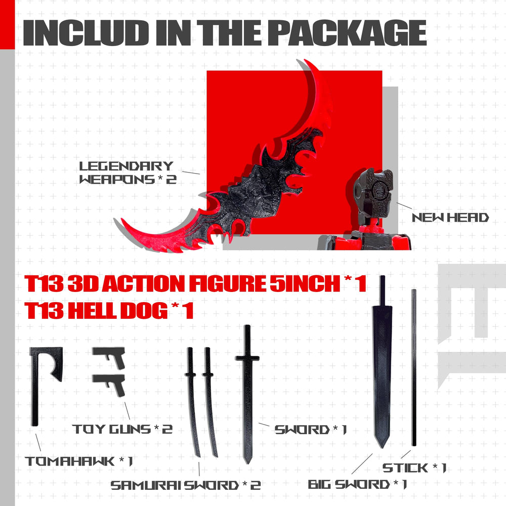 ROBTDUUMY Titan 13 assembled display showcasing ready-to-play appeal.
