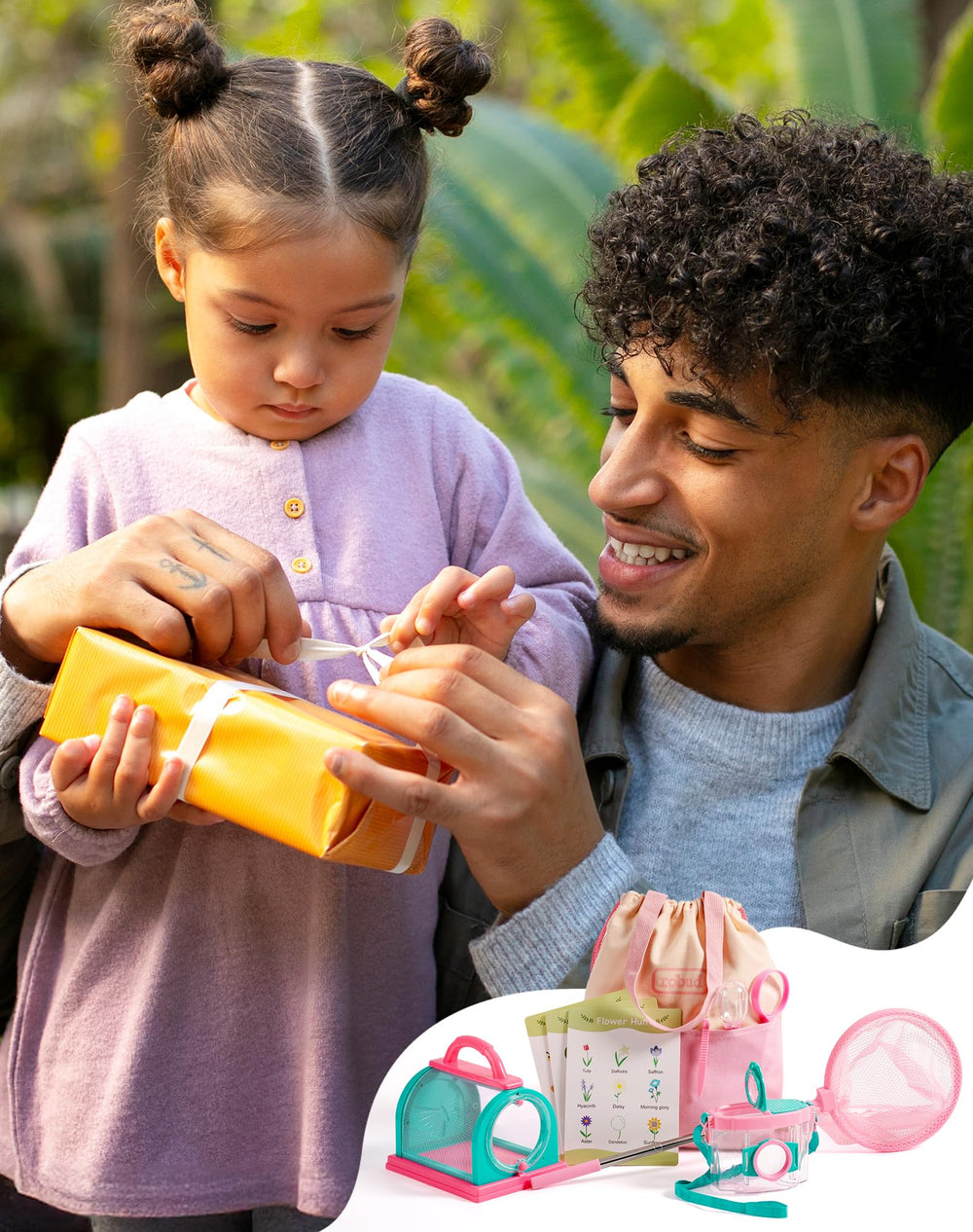 ROBUD Kids Explorer Kit portable bag makes carrying tools easy.