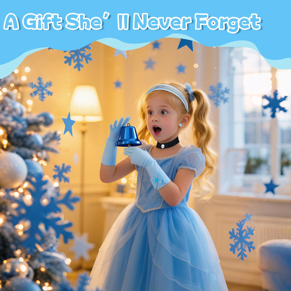 ROC PARTY Cinderella accessories blue perfect for birthdays and Halloween cosplay
