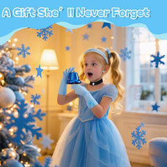ROC PARTY Cinderella accessories blue perfect for birthdays and Halloween cosplay
