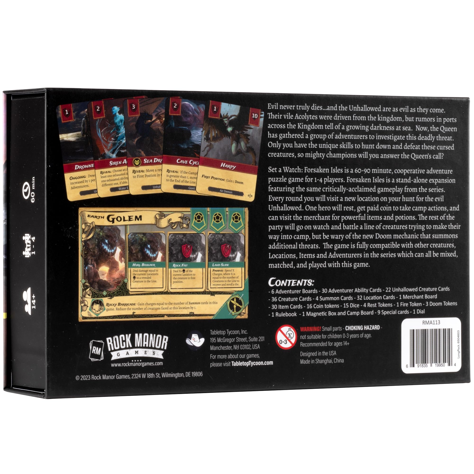 Forsaken Isles adventurers portrait with new classes and dice