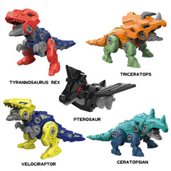 Rockclo five-dinosaurs-collection showcases diverse dinosaur play.