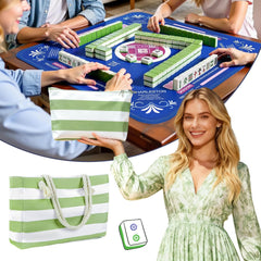 ROCKHUGO green stripe design adds stylish visibility at events.