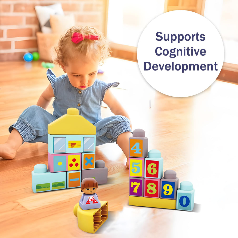ROHSCE Easy-clean, BPA-free blocks withstand messes and heat for hassle-free play.