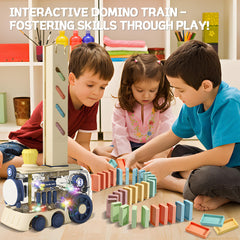 Automatic train in ROHSCE set demonstrates a chain reaction in action.
