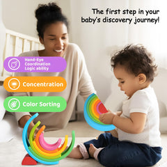ROHSCE easy-clean design shown with warm water for quick toy hygiene.