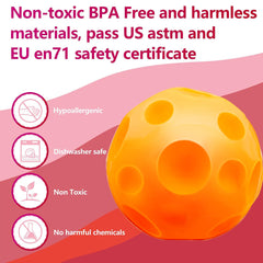 ROHSCE grip-friendly baby ball aids small-hand grasping