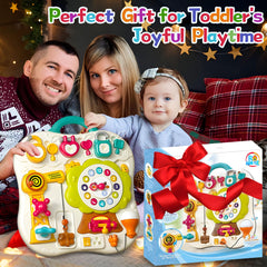 ROHSCE Busy Board elevator controls invite interactive play for toddlers.