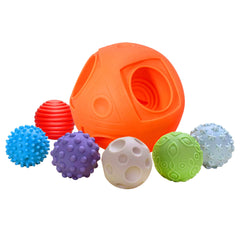 ROHSCE piggy-bank sensory toy for babies enhances grasping and early play.