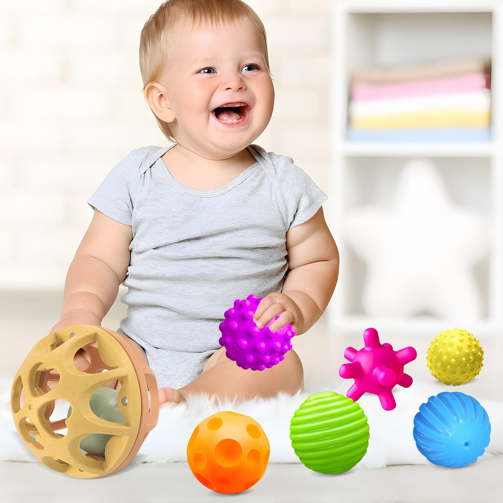 ROHSCE BPA-free toy set ensures safe, gentle playtime for infants.