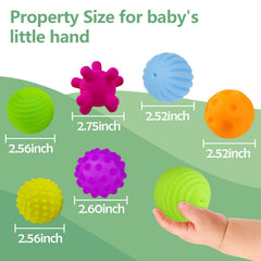 ROHSCE sensory balls are great bath toys for water exploration.