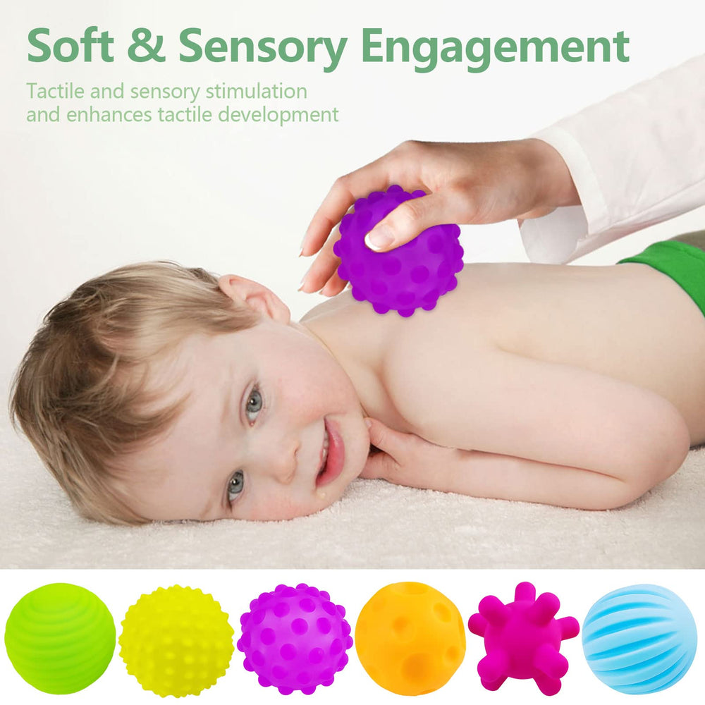 ROHSCE sensory balls fit Easter baskets as developmental gifts.