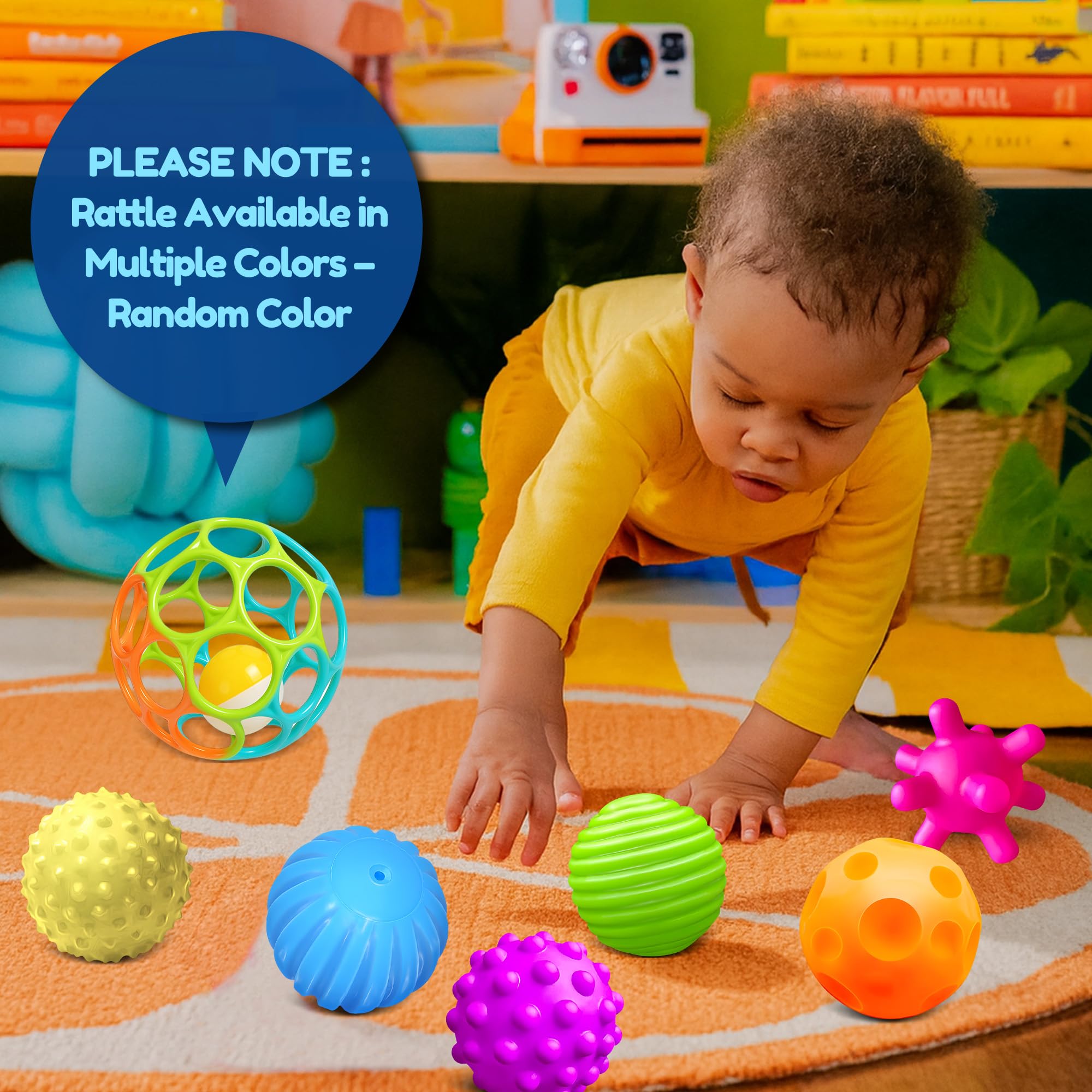 ROHSCE sensory ball set: a thoughtful baby gift for early learning