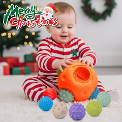ROHSCE sensory ball textures showcase six shapes for tactile exploration.