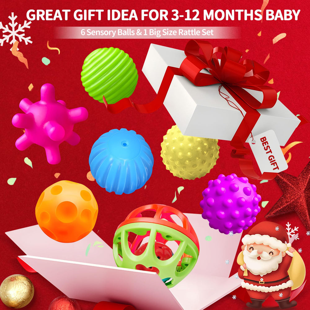 ROHSCE teething-safe baby balls designed for safe mouthing