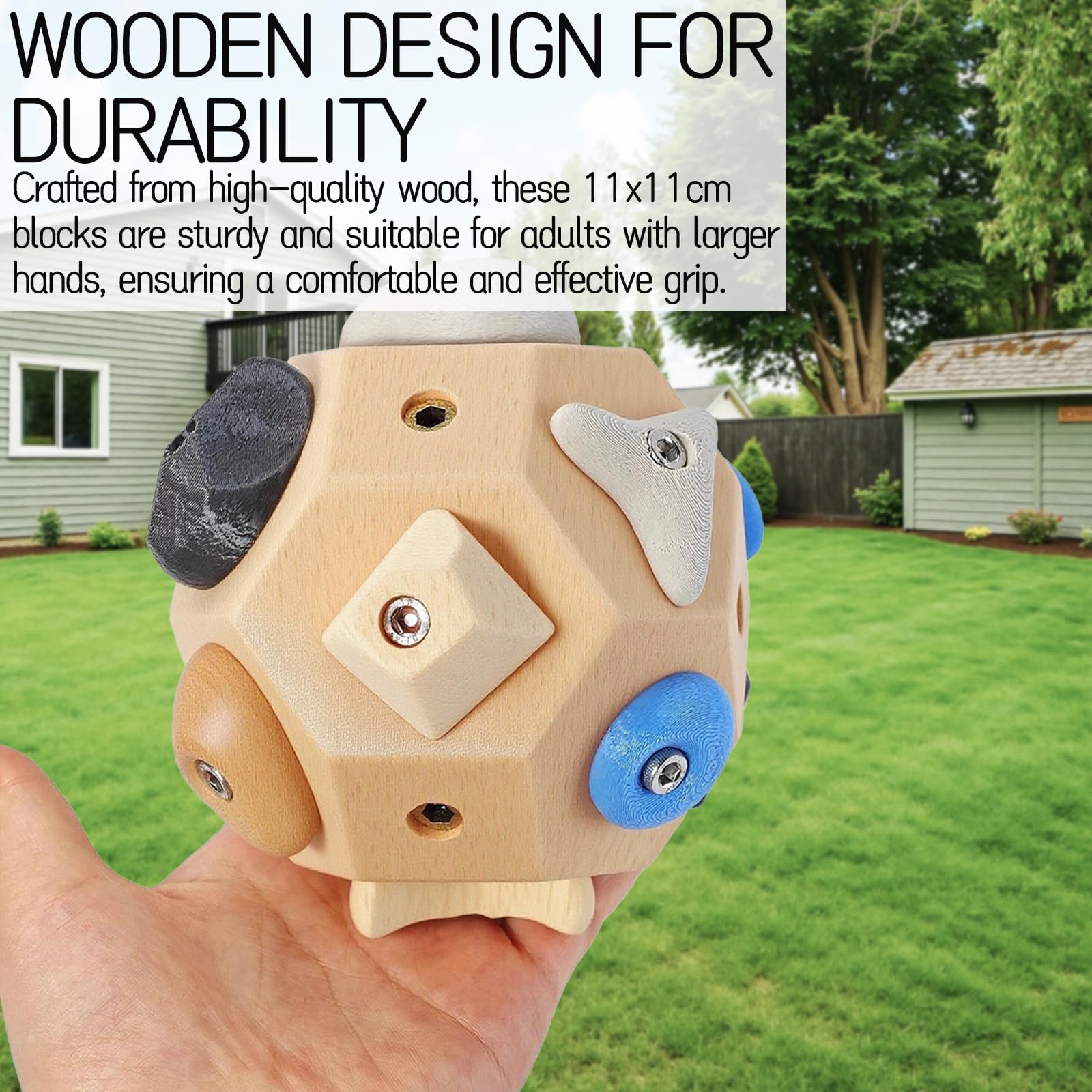 Roioiow durable wooden build designed for long-term climbing use.