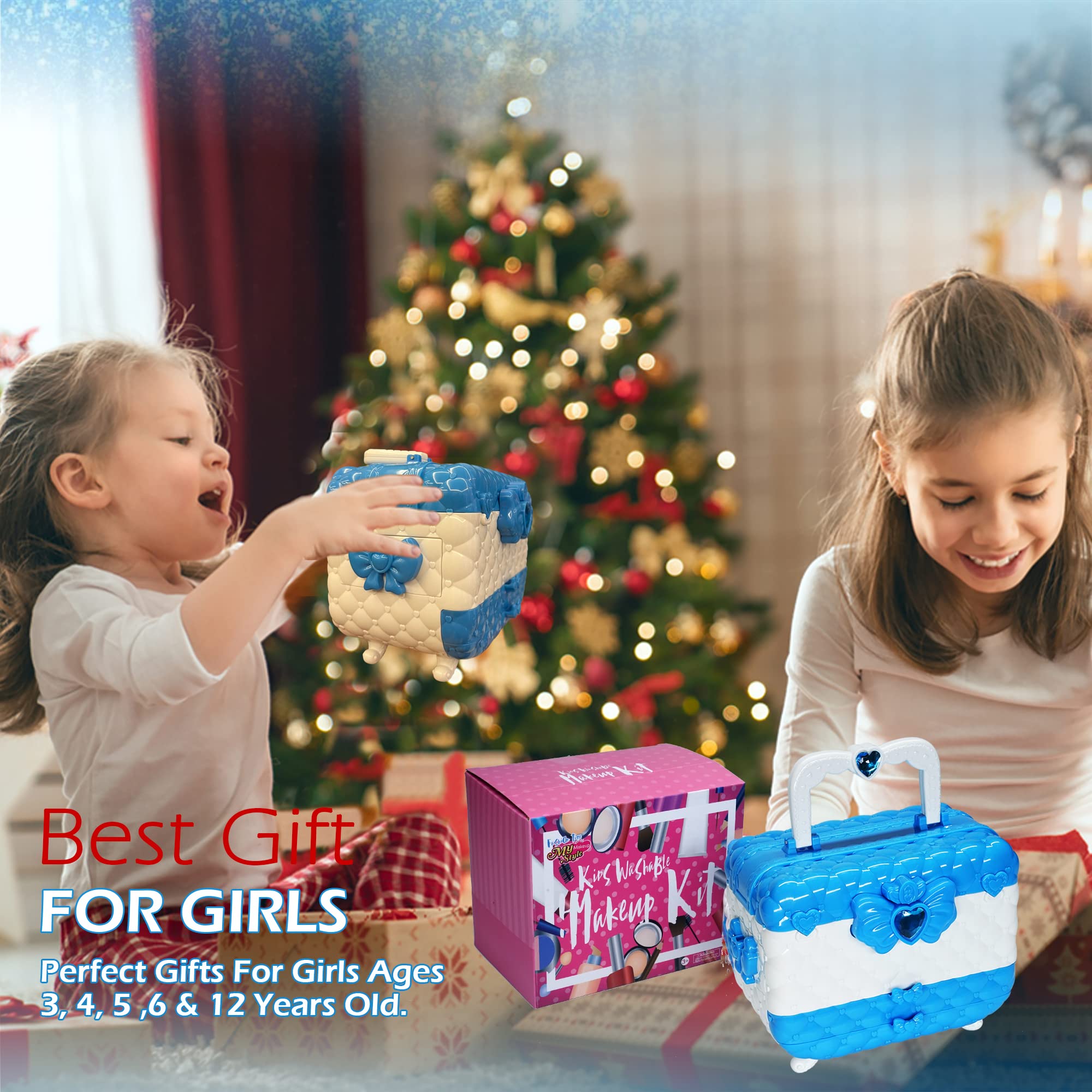 ROKKES playful makeup set for girls encourages creative role-play and imagination.
