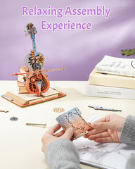 ROKR 3D cello instruction manual provides clear steps for satisfying assembly.