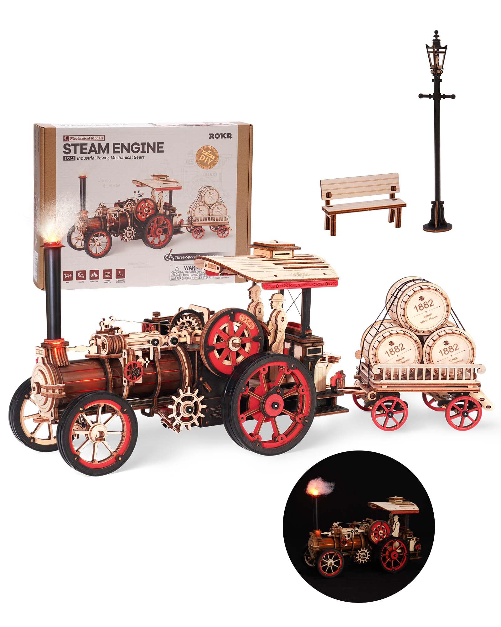 ROKR 3D puzzle gift ready packaging suggests a thoughtful holiday or birthday present