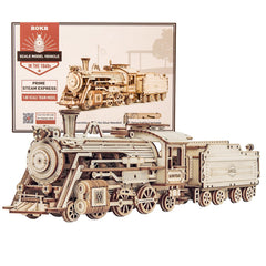 ROKR 3D wooden puzzle parts for adults ready to assemble.
