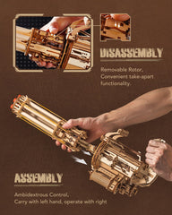 ROKR ergonomic handle at 30° for a secure grip