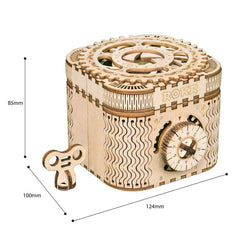 ROKR 3D wooden puzzle box packaging showcases premium materials and anticipation.
