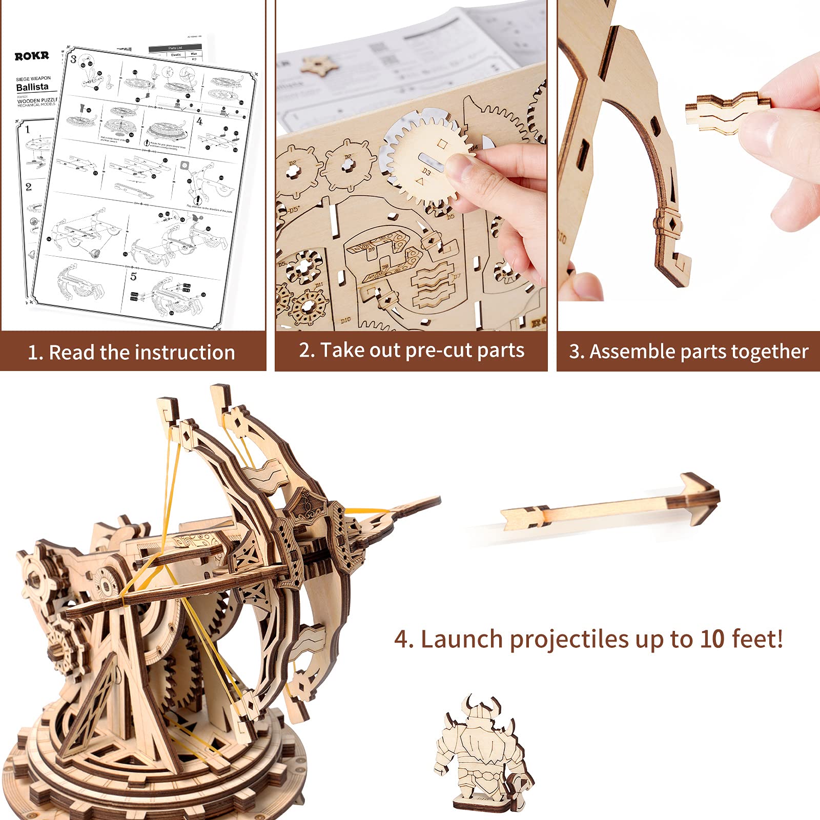 ROKR educational kit sparks curiosity with hands-on physics during construction.