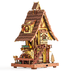 ROKR cuckoo clock creates cozy moments with ambient light and gentle ticking.