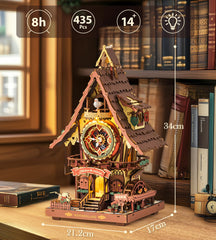 ROKR cuckoo clock DIY assembly offers a relaxing, satisfying building journey.