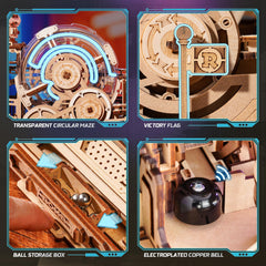 ROKR Gear Ball Challenge four key controls support precise ball navigation.