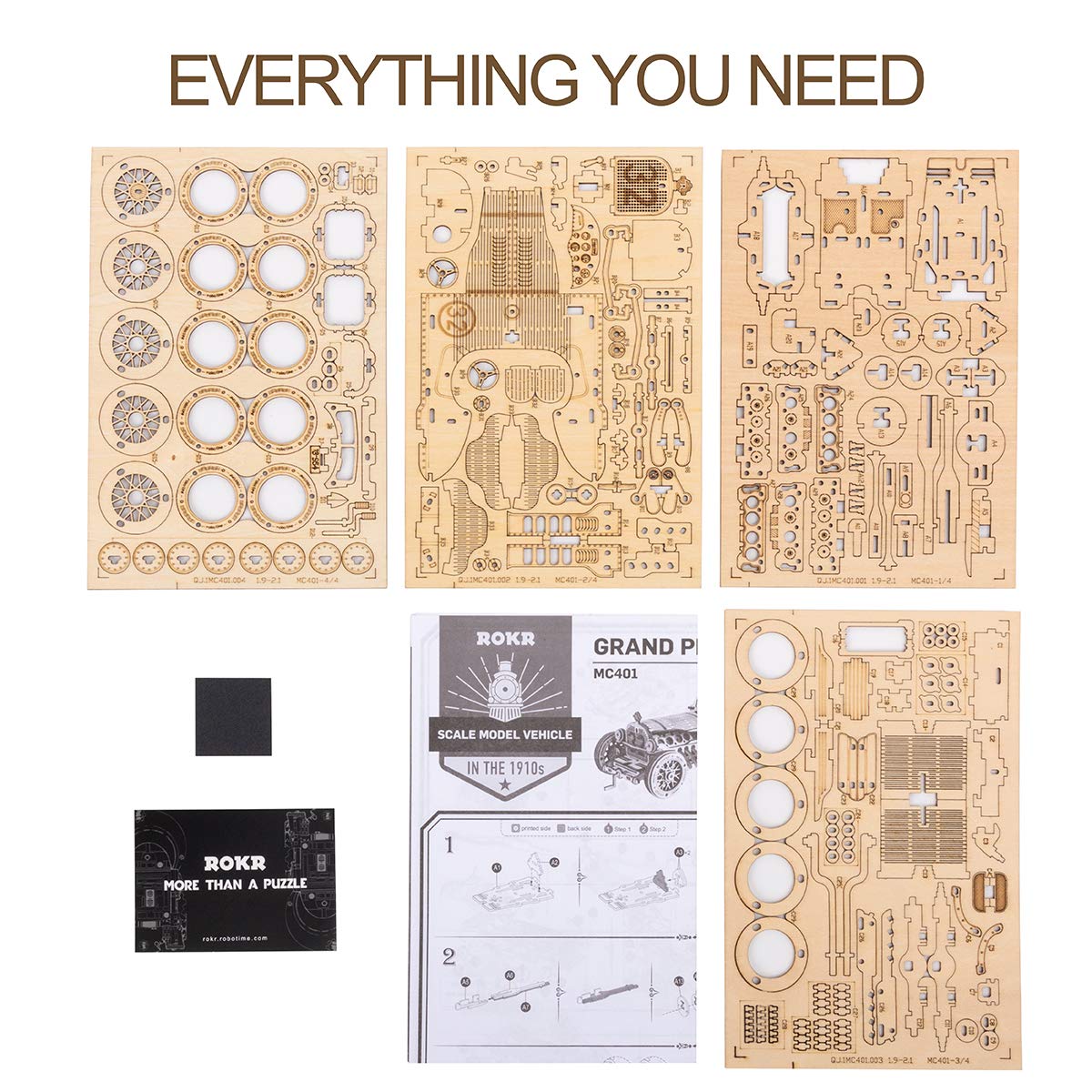 ROKR gift-ready mechanical car kit makes a thoughtful present for puzzle lovers