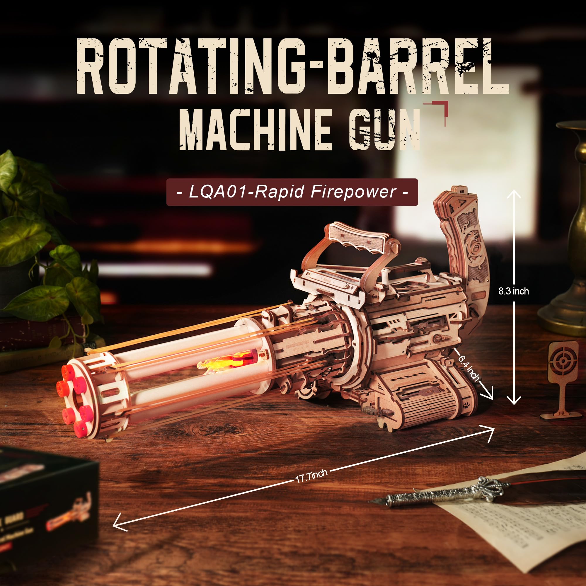 ROKR dual-trigger setup lets you simulate pulse-fire action during assembly