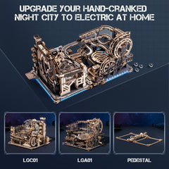 ROKR Marble Night City LGA01 with multi-color lighting for captivating setups.