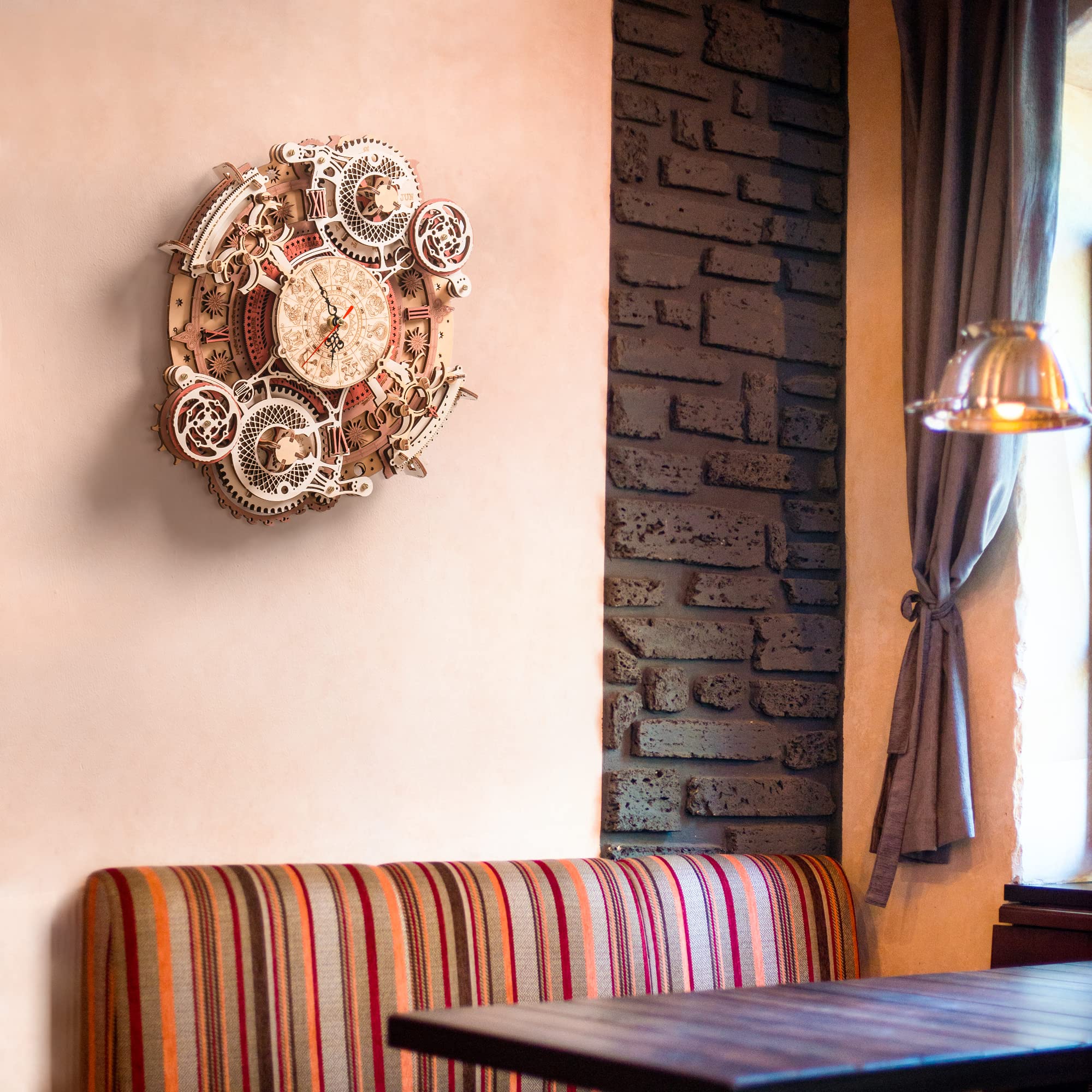 ROKR mechanical wall clock assembly highlights step-by-step building for hobbyists