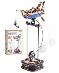 ROKR Ocean Fisher model puzzle, an elegant display with Mediterranean-inspired craftsmanship.
