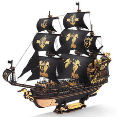 ROKR Seahorse Barque hull detail for precise display
