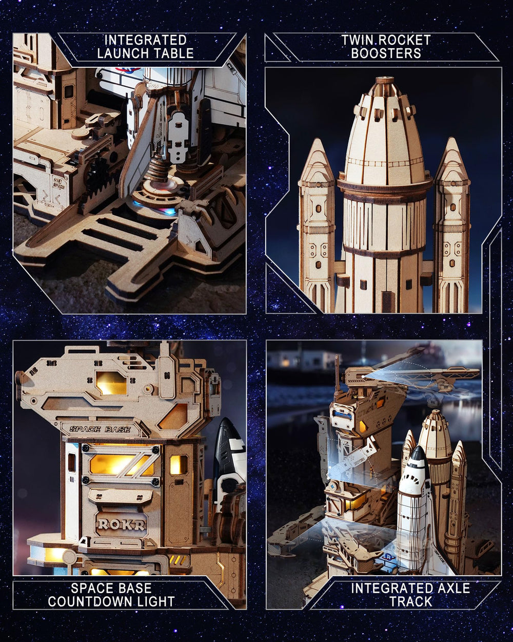 ROKR Space Shuttle fits neatly on a desk as decor