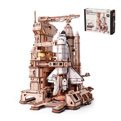 ROKR Space Shuttle launch-base-lift demonstrates motorized liftoff for immersive display.