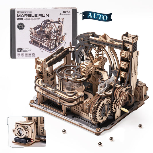ROKR Spaceport LGC01 assembly guide supports effortless puzzle building.