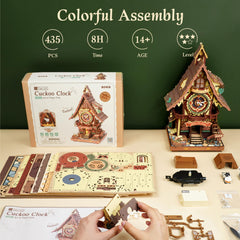 ROKR stair-button cuckoo bird provides interactive charm and playful engagement.